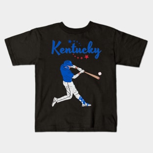 Kentucky USA Baseball Kids T-Shirt